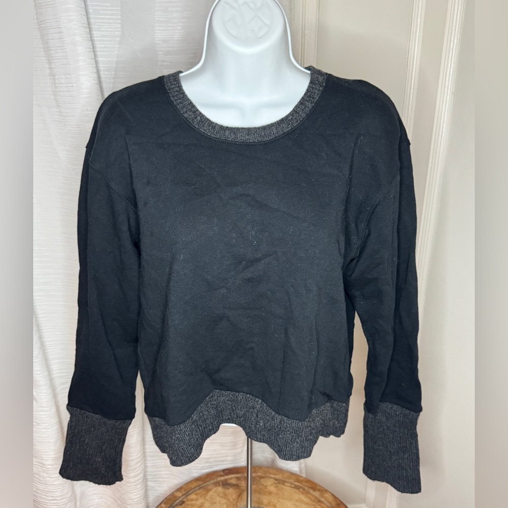 J. Crew Women’s Black Knit Pullover Sweater